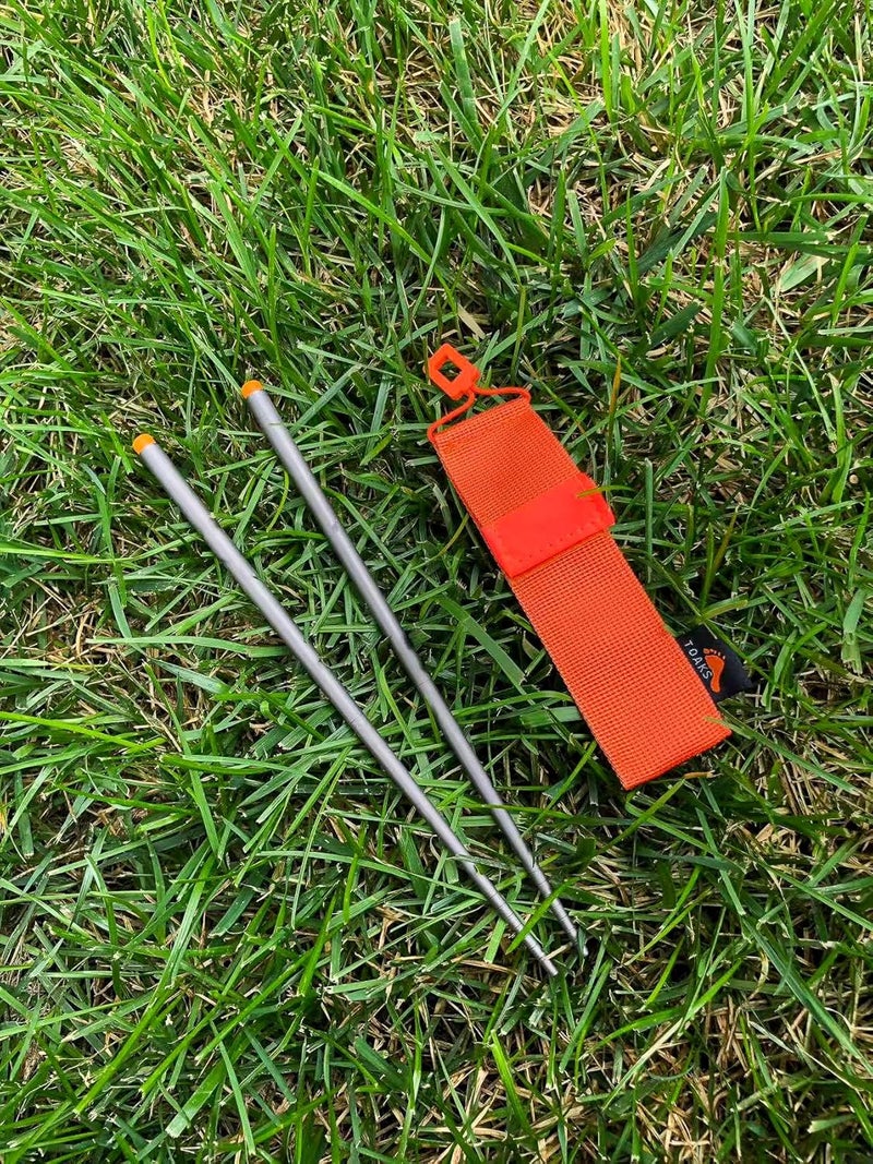 TOAKS Titanium Collapsible Chopsticks – Ultralight Compact Reusable Chopsticks for Camping, Travel, and Everyday Use - Image 2